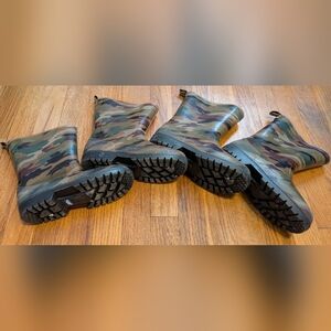 Big Kids Capelli New York Camouflage Rain Boots